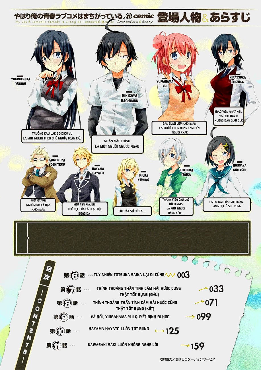 Yahari Ore No Seishun Rabukome Wa Machigatte Iru. @ Comic Chapter 6 - Trang 2