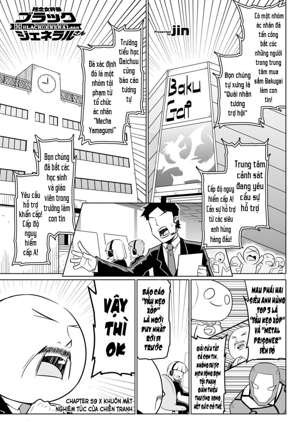 Zannen Jokanbu Black General-San Chapter 59 - Trang 2