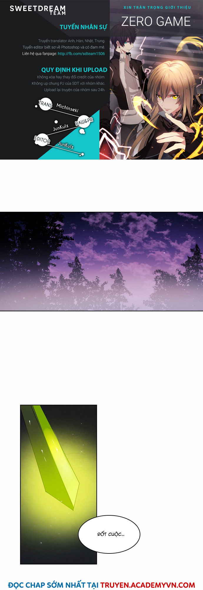 Zero Game Chapter 15 - Trang 2