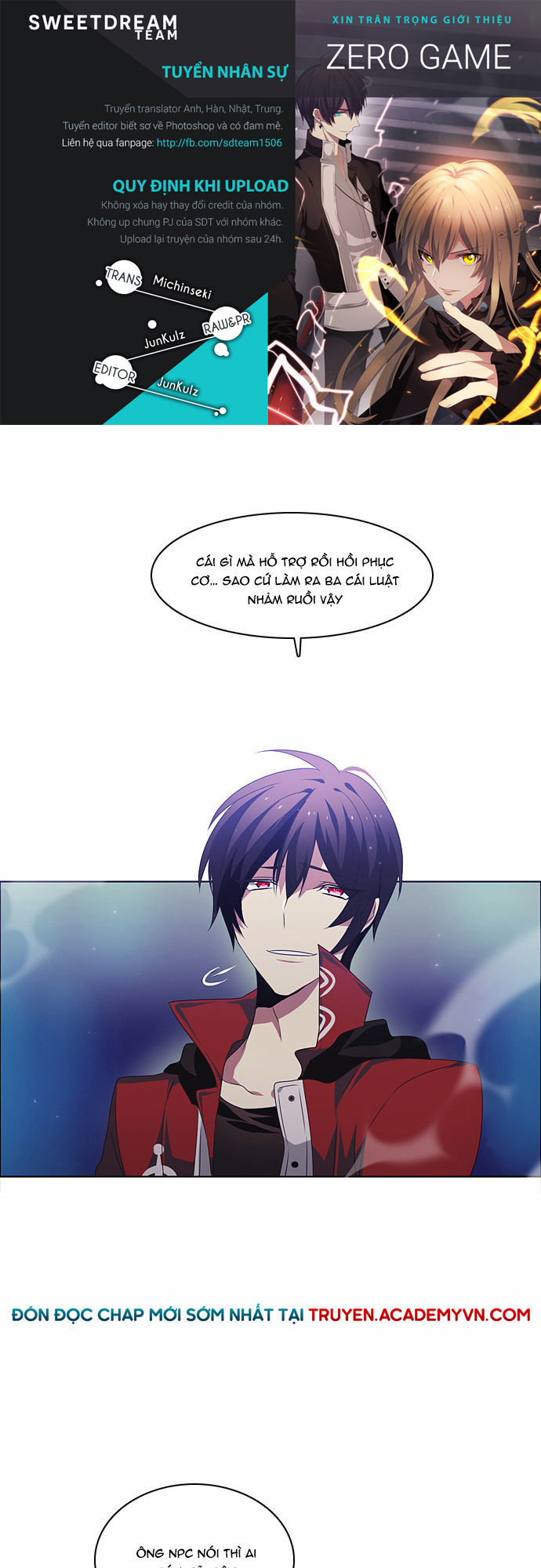 Zero Game Chapter 17 - Trang 2