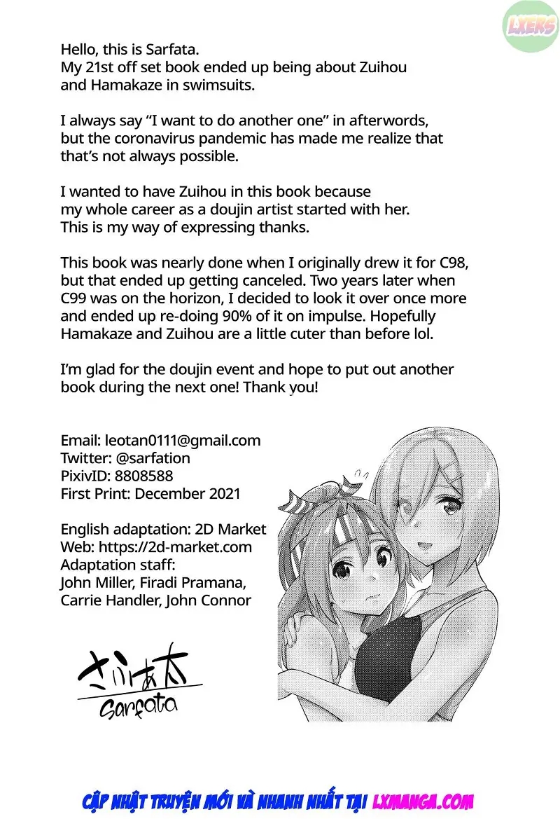 Zuihou Và Hamakaza Thi Bơi Lội Chapter 1 - Trang 2